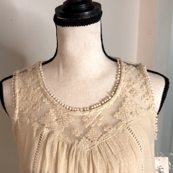 Style&co‎ Boho Gauze Handkerchief Hem Dress NWT – Petite Small - Picture 5 of 10